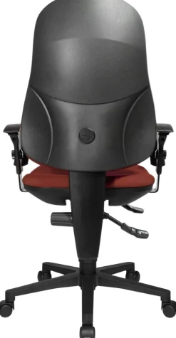 TOPSTAR Ergonomische stoel Permanent Contact Stof In hoogte verstelbare armleuning Bordeaux 110 kg Point 70
