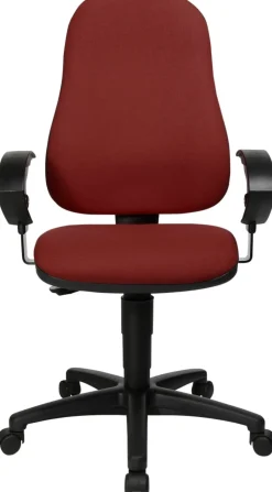 TOPSTAR Ergonomische stoel Permanent Contact Stof In hoogte verstelbare armleuning Bordeaux 110 kg Point 60