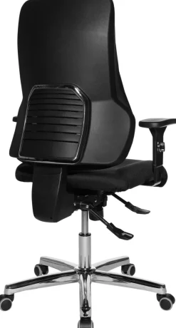 TOPSTAR Ergonomische stoel Synchroonmechanisme Stof In hoogte verstelbare armleuning Zwart 110 kg Sitness 55