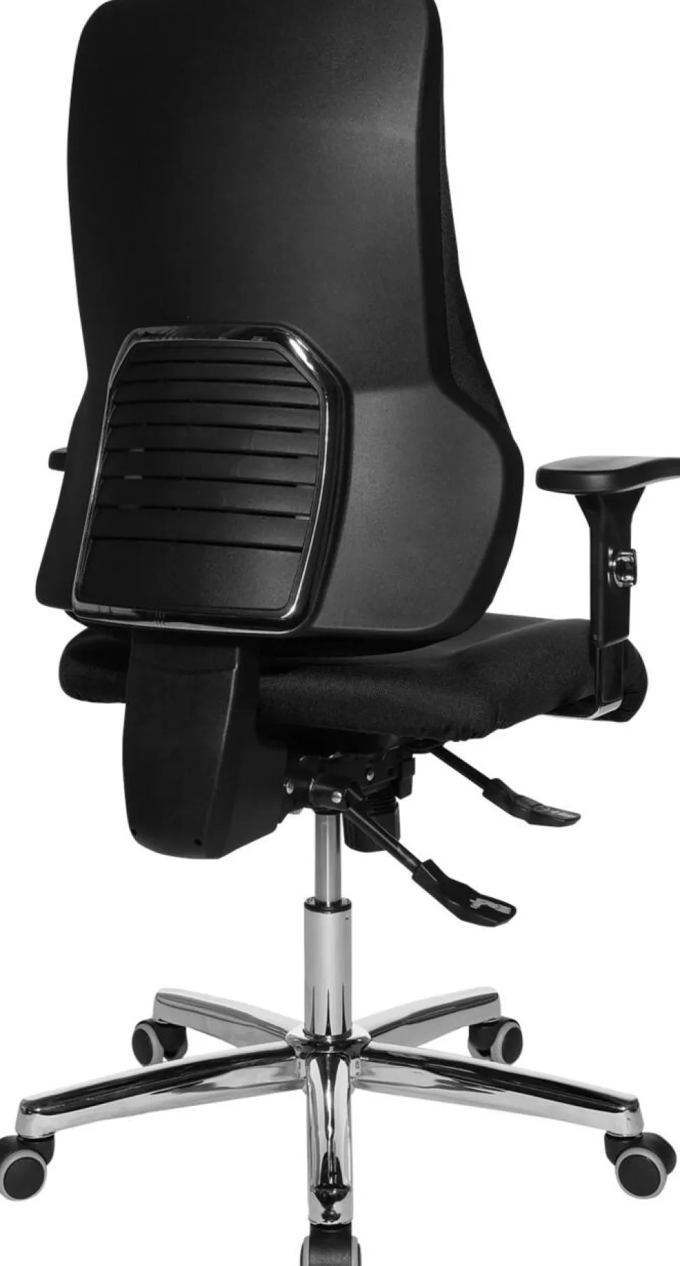TOPSTAR Ergonomische stoel Synchroonmechanisme Stof In hoogte verstelbare armleuning Zwart 110 kg Sitness 55