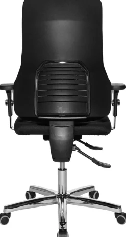 TOPSTAR Ergonomische stoel Synchroonmechanisme Stof In hoogte verstelbare armleuning Zwart 110 kg Sitness 55