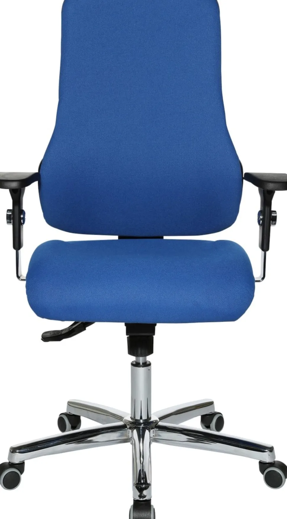 TOPSTAR Ergonomische stoel Synchroonmechanisme Stof In hoogte verstelbare armleuning Blauw 110 kg Sitness 55