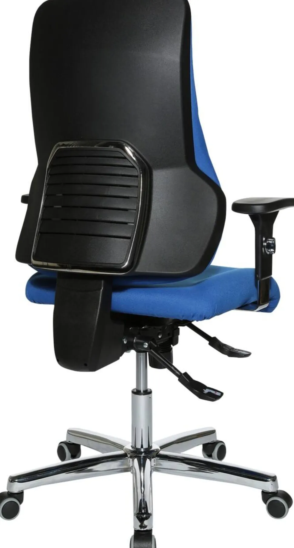 TOPSTAR Ergonomische stoel Synchroonmechanisme Stof In hoogte verstelbare armleuning Blauw 110 kg Sitness 55