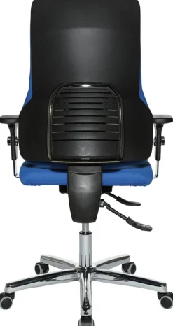 TOPSTAR Ergonomische stoel Synchroonmechanisme Stof In hoogte verstelbare armleuning Blauw 110 kg Sitness 55