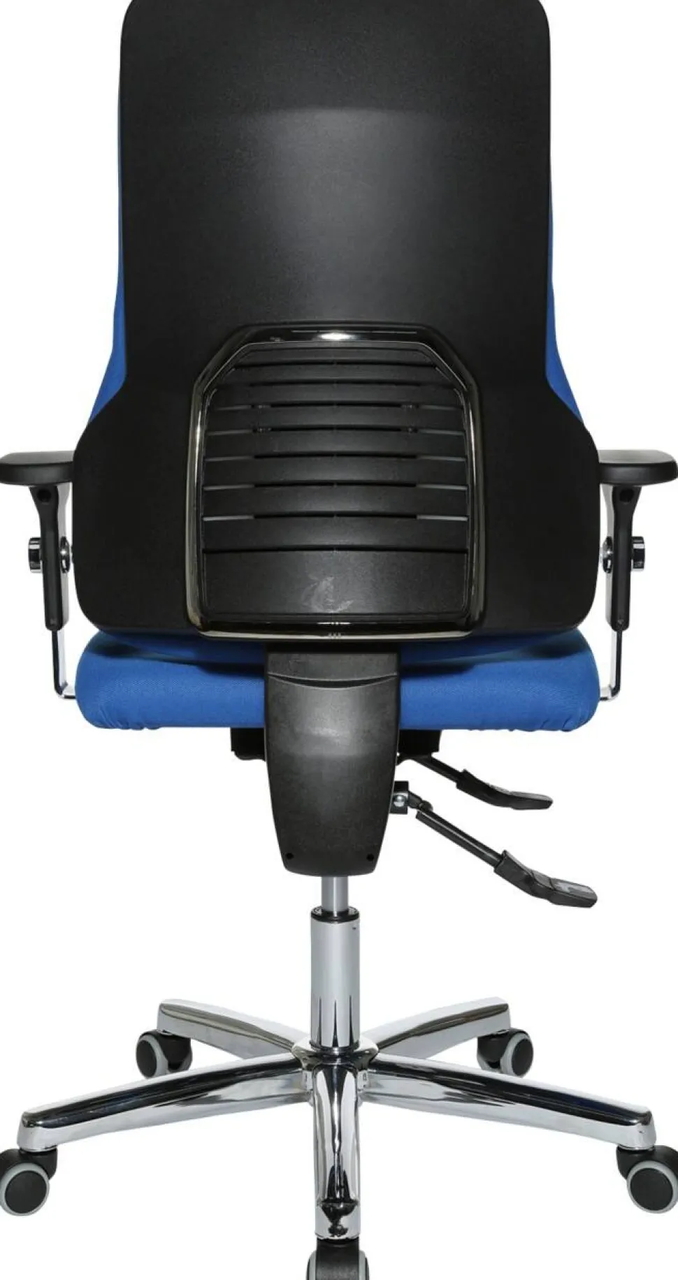 TOPSTAR Ergonomische stoel Synchroonmechanisme Stof In hoogte verstelbare armleuning Blauw 110 kg Sitness 55