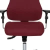 TOPSTAR Ergonomische stoel Synchroonmechanisme Stof In hoogte verstelbare armleuning Rood 110 kg Sitness 55