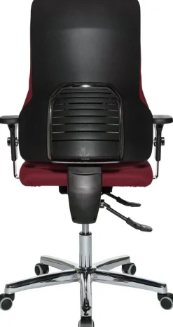 TOPSTAR Ergonomische stoel Synchroonmechanisme Stof In hoogte verstelbare armleuning Rood 110 kg Sitness 55