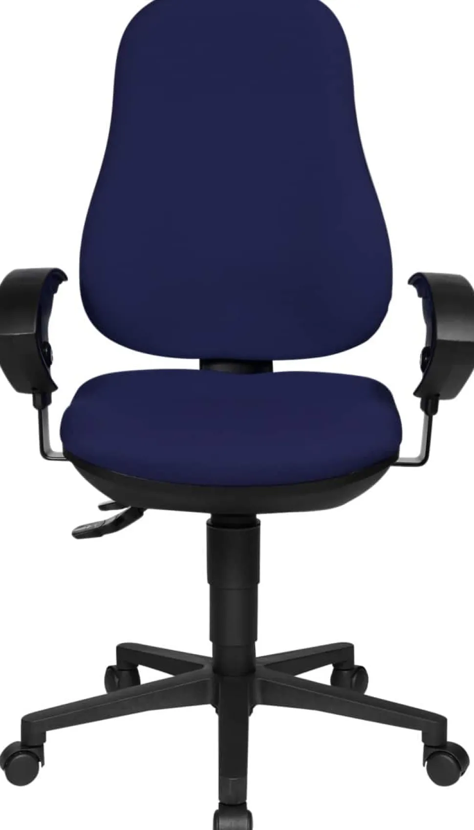 TOPSTAR Ergonomische stoel Permanent Contact Stof In hoogte verstelbare armleuning Blauw 110 kg Point 70