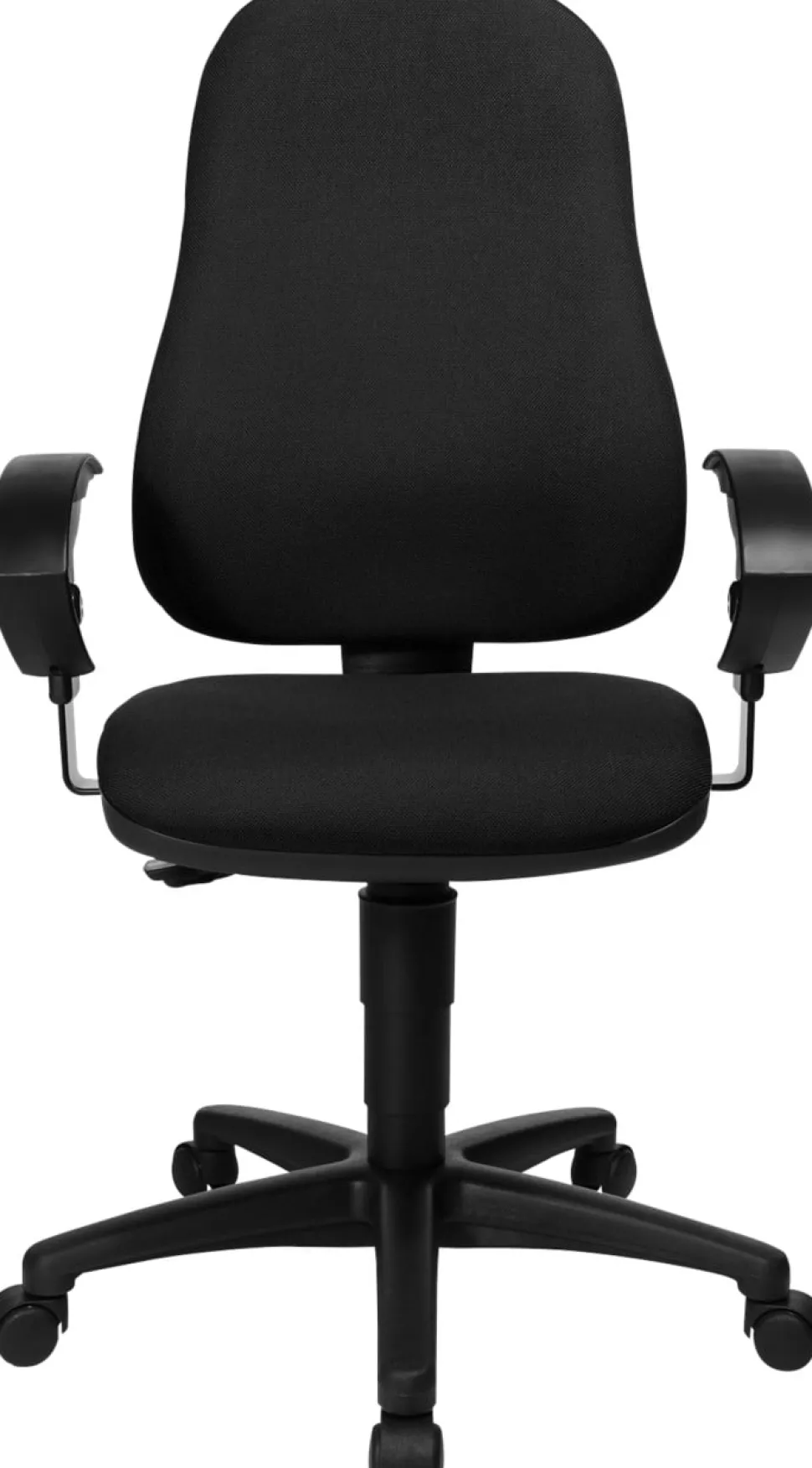 TOPSTAR Ergonomische stoel Permanent Contact Stof In hoogte verstelbare armleuning Zwart 110 kg Point 60