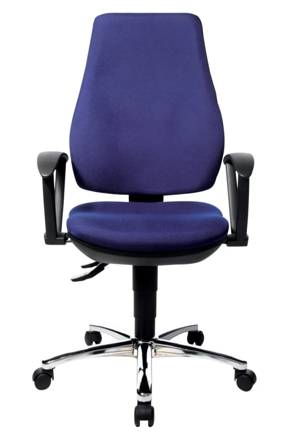 TOPSTAR Ergonomische stoel Permanent Contact Stof Vaste armleuning Blauw 110 kg Power Star Profi