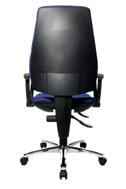 TOPSTAR Ergonomische stoel Permanent Contact Stof Vaste armleuning Blauw 110 kg Power Star Profi