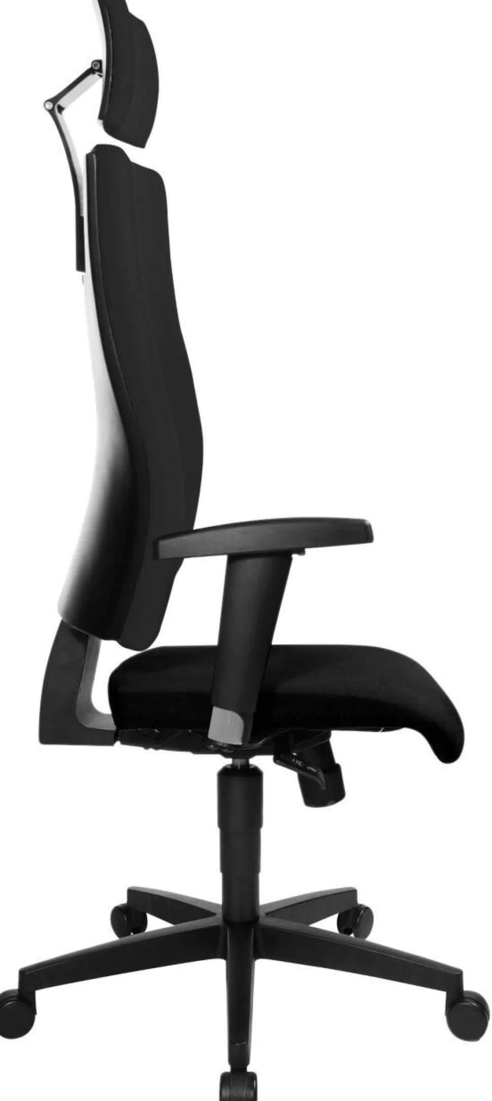TOPSTAR Ergonomische stoel Synchroonmechanisme Stof In hoogte verstelbare armleuning Zwart 110 kg Light Star 30