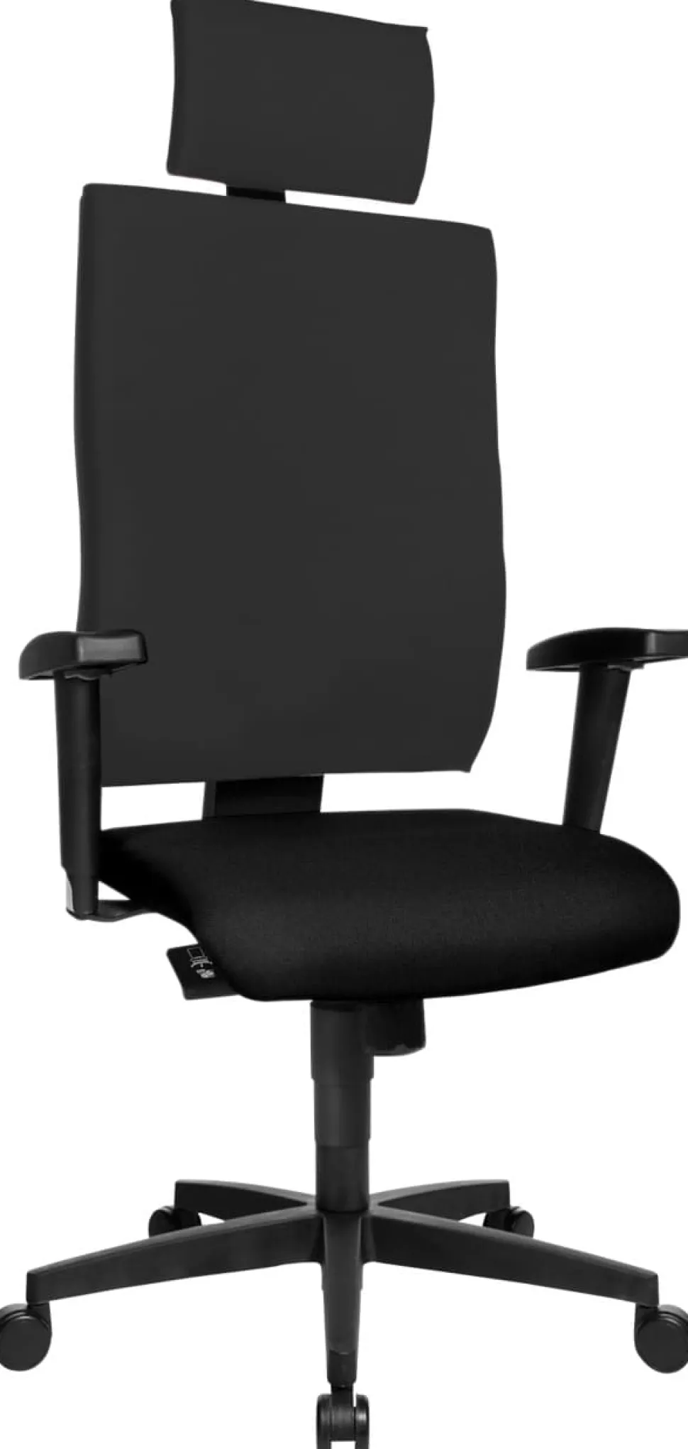 TOPSTAR Ergonomische stoel Synchroonmechanisme Stof In hoogte verstelbare armleuning Zwart 110 kg Light Star 30