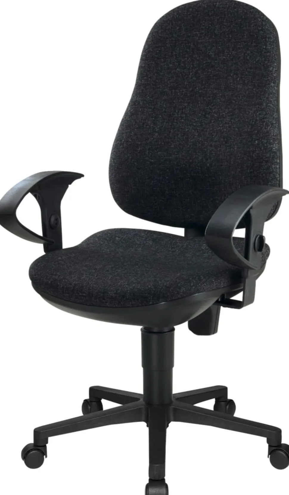 TOPSTAR Ergonomische stoel Permanent Contact Stof In hoogte verstelbare armleuning Antraciet 110 kg Point 70