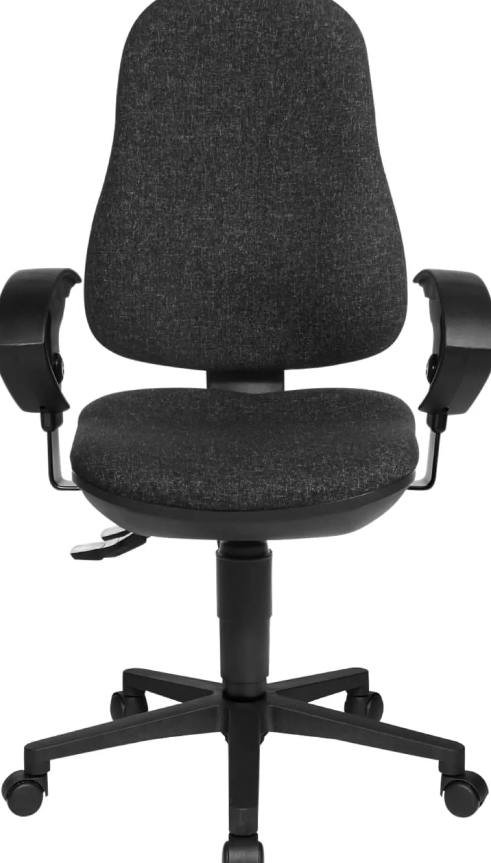 TOPSTAR Ergonomische stoel Permanent Contact Stof In hoogte verstelbare armleuning Antraciet 110 kg Point 70