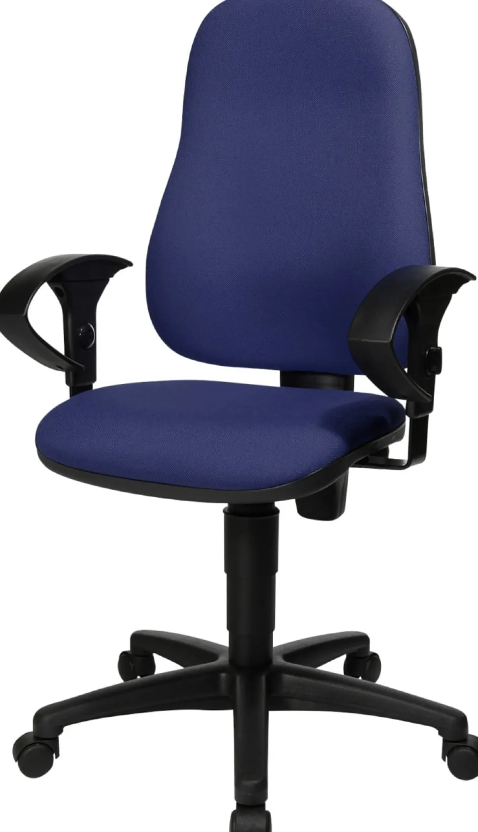 TOPSTAR Ergonomische stoel Permanent Contact Stof In hoogte verstelbare armleuning Blauw 110 kg Point 60