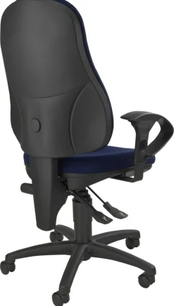 TOPSTAR Ergonomische stoel Permanent Contact Stof In hoogte verstelbare armleuning Blauw 110 kg Point 60