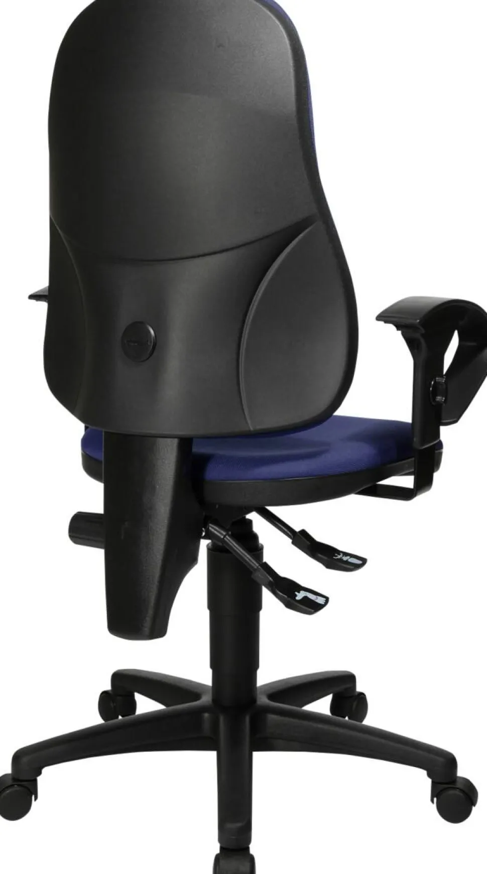 TOPSTAR Ergonomische stoel Permanent Contact Stof In hoogte verstelbare armleuning Blauw 110 kg Point 60