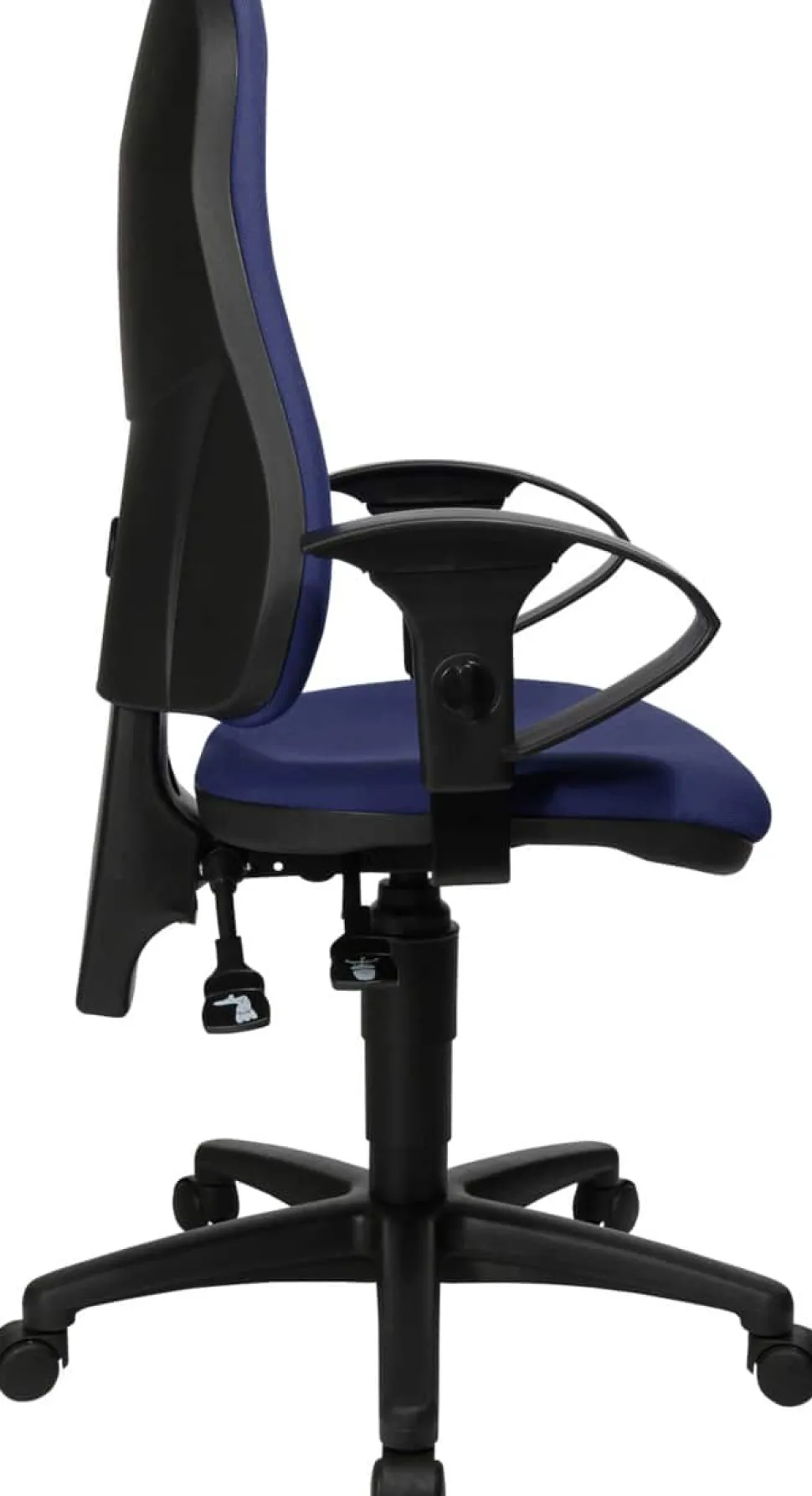 TOPSTAR Ergonomische stoel Permanent Contact Stof In hoogte verstelbare armleuning Blauw 110 kg Point 60