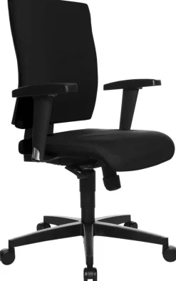 TOPSTAR Ergonomische stoel Synchroonmechanisme Stof In hoogte verstelbare armleuning Zwart 110 kg Light Star 10