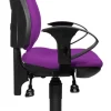 TOPSTAR Ergonomische stoel Permanent Contact Stof In hoogte verstelbare armleuning Paars 110 kg Point 60