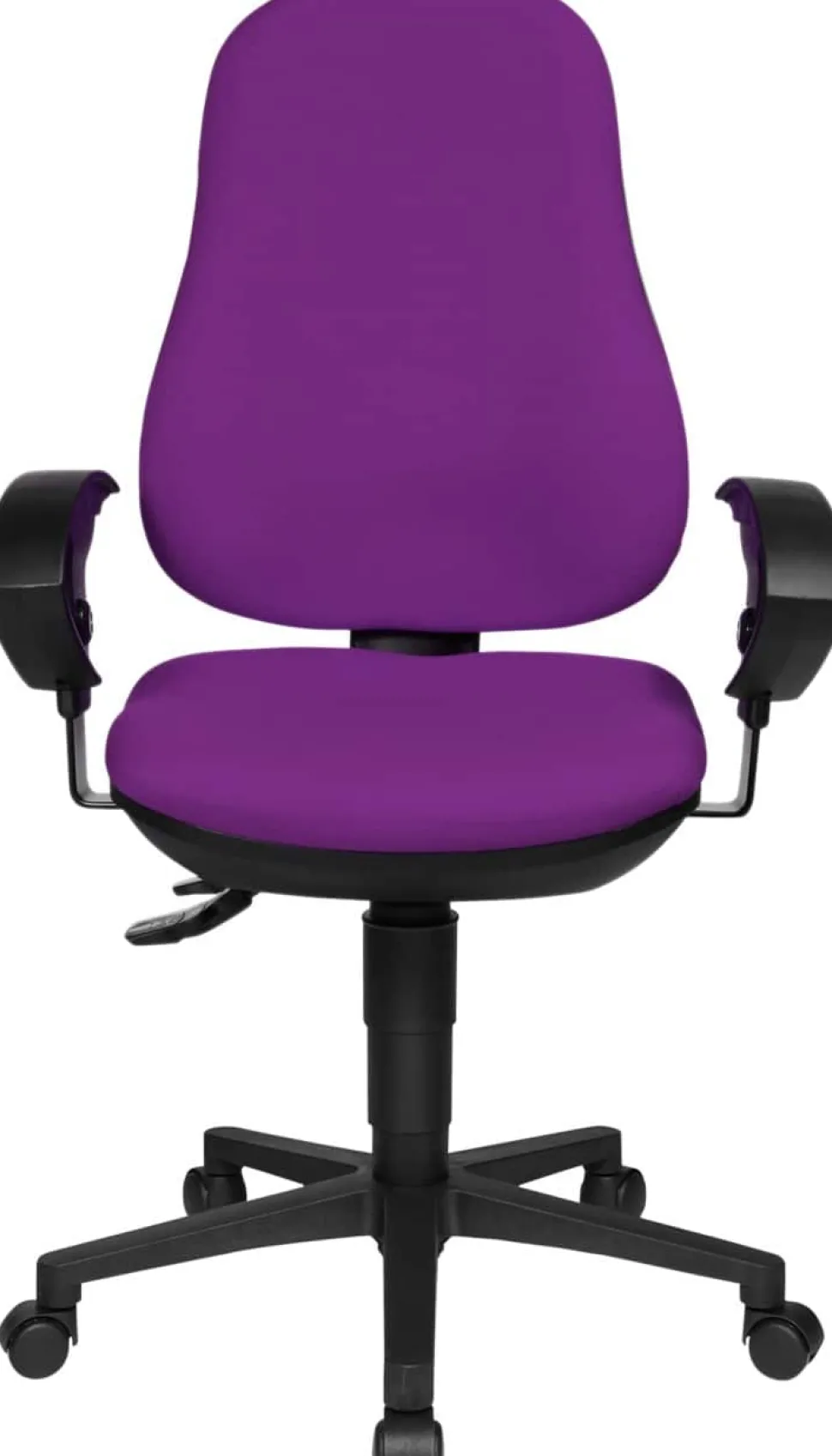 TOPSTAR Ergonomische stoel Permanent Contact Stof In hoogte verstelbare armleuning Paars 110 kg Point 60