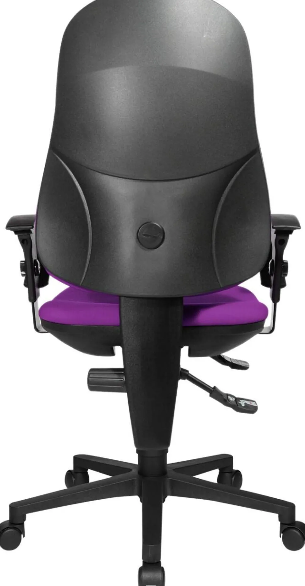 TOPSTAR Ergonomische stoel Permanent Contact Stof In hoogte verstelbare armleuning Paars 110 kg Point 60