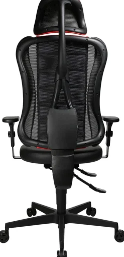 TOPSTAR Gamestoel Synchroonmechanisme In hoogte verstelbare armleuning Zwart, rood 110 kg Sitness RS