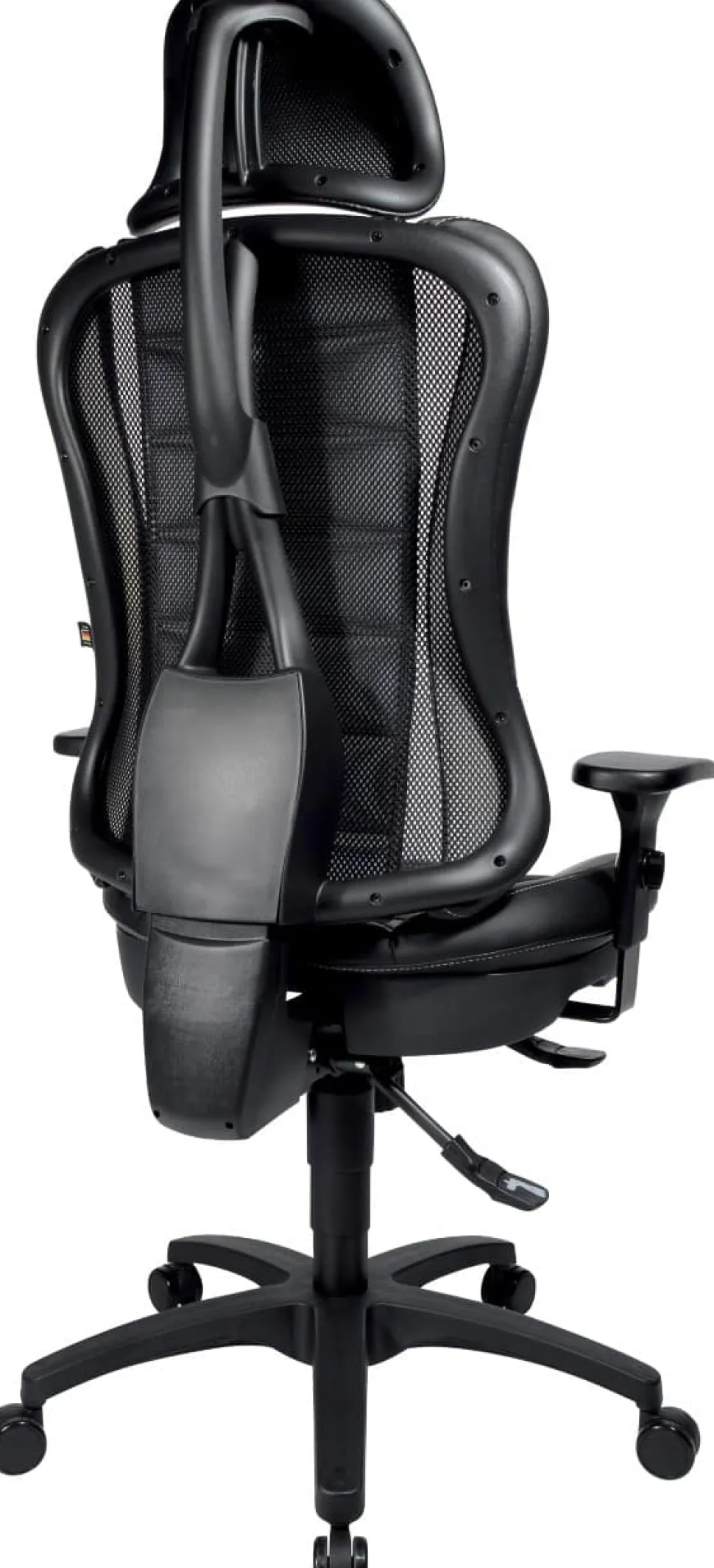 TOPSTAR Head Point RS Ergonomische stoel Synchroonmechanisme Kunstleer In hoogte verstelbare armleuning In hoogte verstelbare zitting Zwart 110 kg