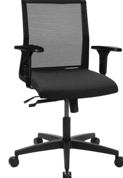 TOPSTAR Kantoorstoel Knie kanteling In hoogte verstelbare armleuning In hoogte verstelbare zitting Zwart 110 P4 440 x 550 mm