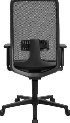 TOPSTAR Kantoorstoel Synchroonmechanisme Mesh In hoogte verstelbare armleuning In hoogte verstelbare zitting Zwart 110 kg T240 440 mm x 540 mm
