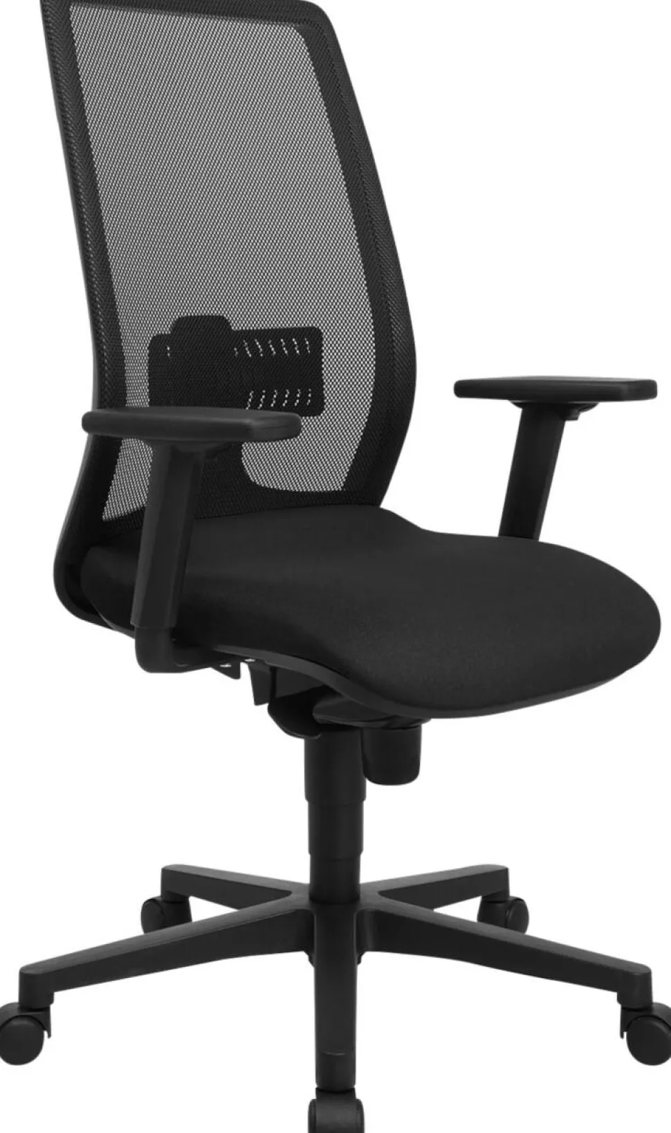 TOPSTAR Kantoorstoel Synchroonmechanisme Mesh In hoogte verstelbare armleuning In hoogte verstelbare zitting Zwart 110 kg T240 440 mm x 540 mm