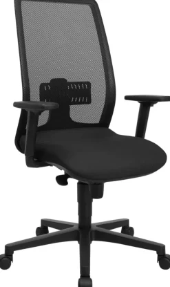 TOPSTAR Kantoorstoel Synchroonmechanisme Mesh In hoogte verstelbare armleuning In hoogte verstelbare zitting Zwart 110 kg T240 440 mm x 540 mm