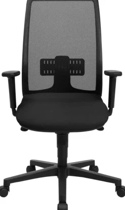TOPSTAR Kantoorstoel Synchroonmechanisme Mesh In hoogte verstelbare armleuning In hoogte verstelbare zitting Zwart 110 kg T240 440 mm x 540 mm
