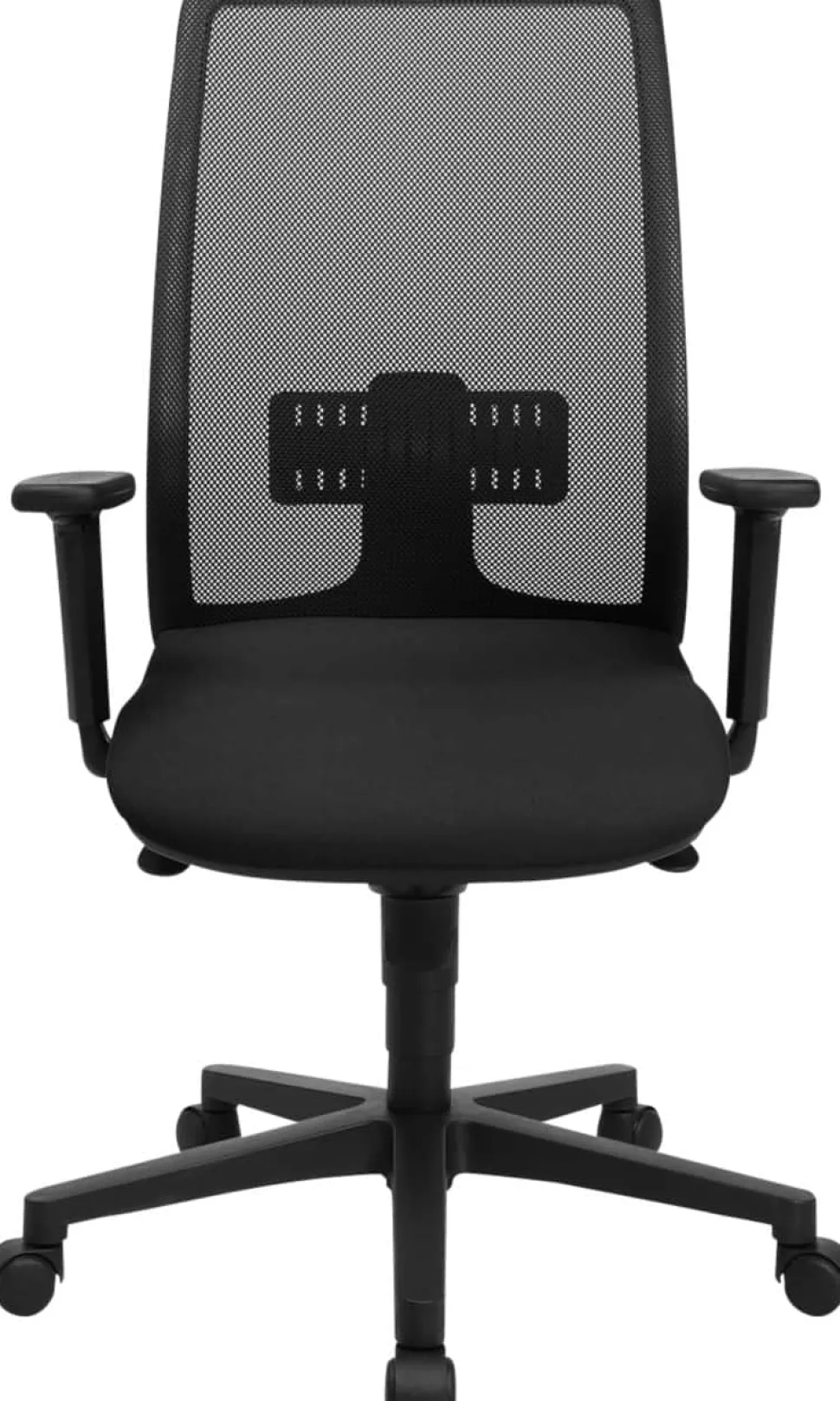 TOPSTAR Kantoorstoel Synchroonmechanisme Mesh In hoogte verstelbare armleuning In hoogte verstelbare zitting Zwart 110 kg T240 440 mm x 540 mm