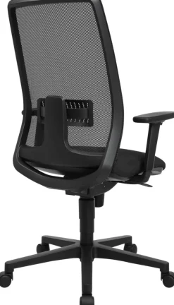 TOPSTAR Kantoorstoel Synchroonmechanisme Mesh In hoogte verstelbare armleuning In hoogte verstelbare zitting Zwart 110 kg T240 440 mm x 540 mm