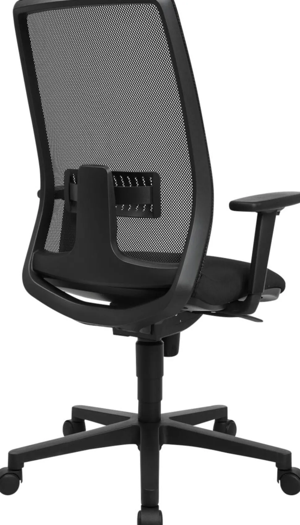 TOPSTAR Kantoorstoel Synchroonmechanisme Mesh In hoogte verstelbare armleuning In hoogte verstelbare zitting Zwart 110 kg T240 440 mm x 540 mm