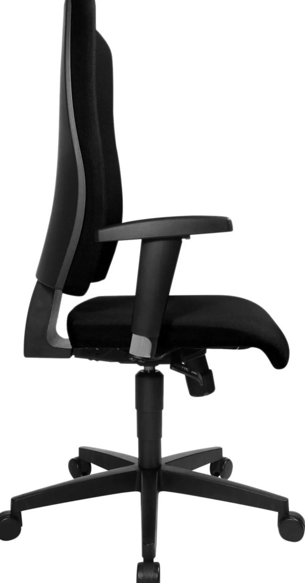 TOPSTAR Light Star 20 Ergonomische stoel Synchroonmechanisme Stof In hoogte verstelbare armleuning Zwart 110 kg