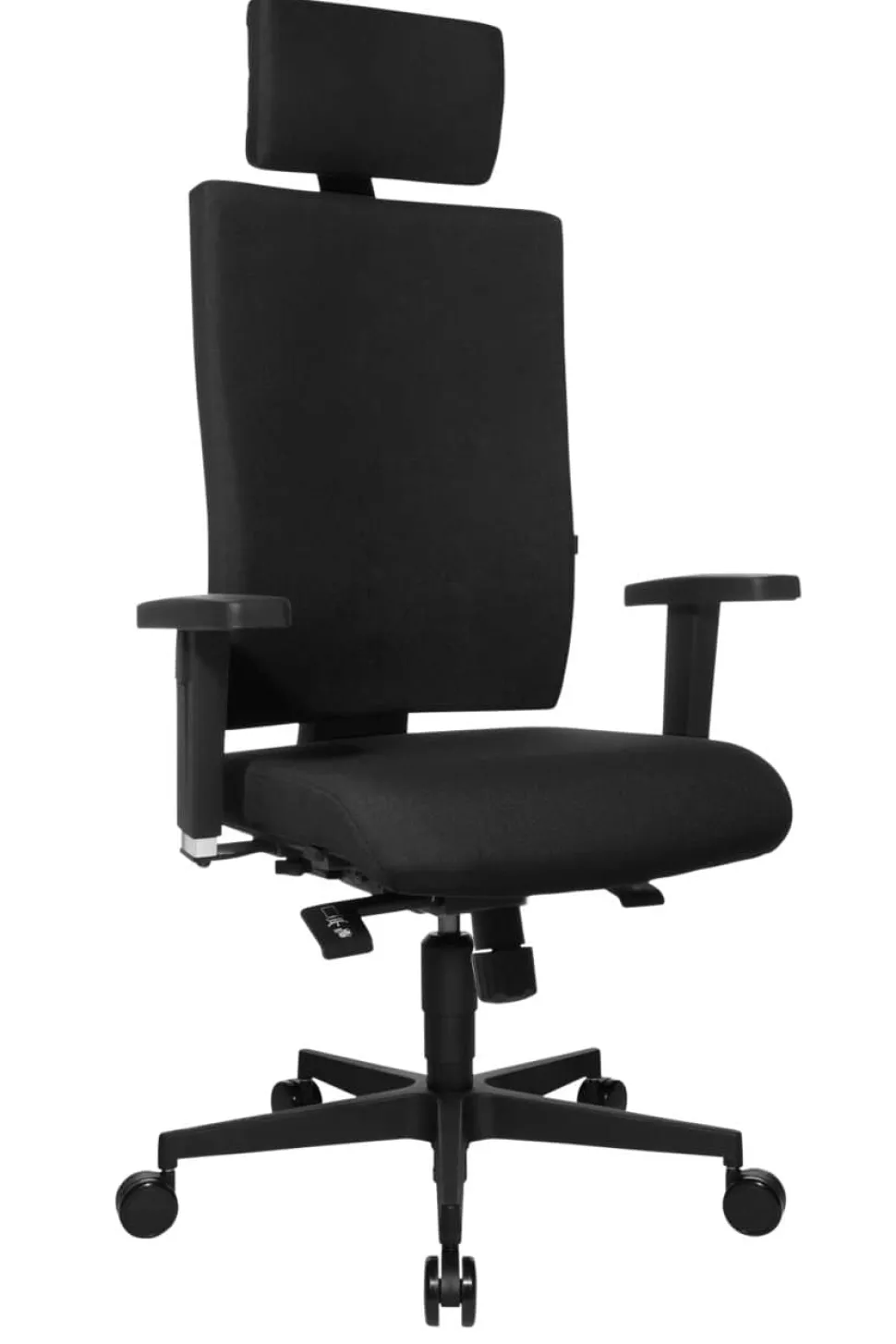 TOPSTAR Lightstar 30 Bureaustoel Synchroonmechanisme Stof 4D armleuning Zwart 110 kg 5 Wieltjes