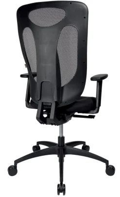 TOPSTAR Net Pro 110 Ergonomische stoel Synchroonmechanisme In hoogte verstelbare armleuning In hoogte verstelbare zitting Zwart 110 kg