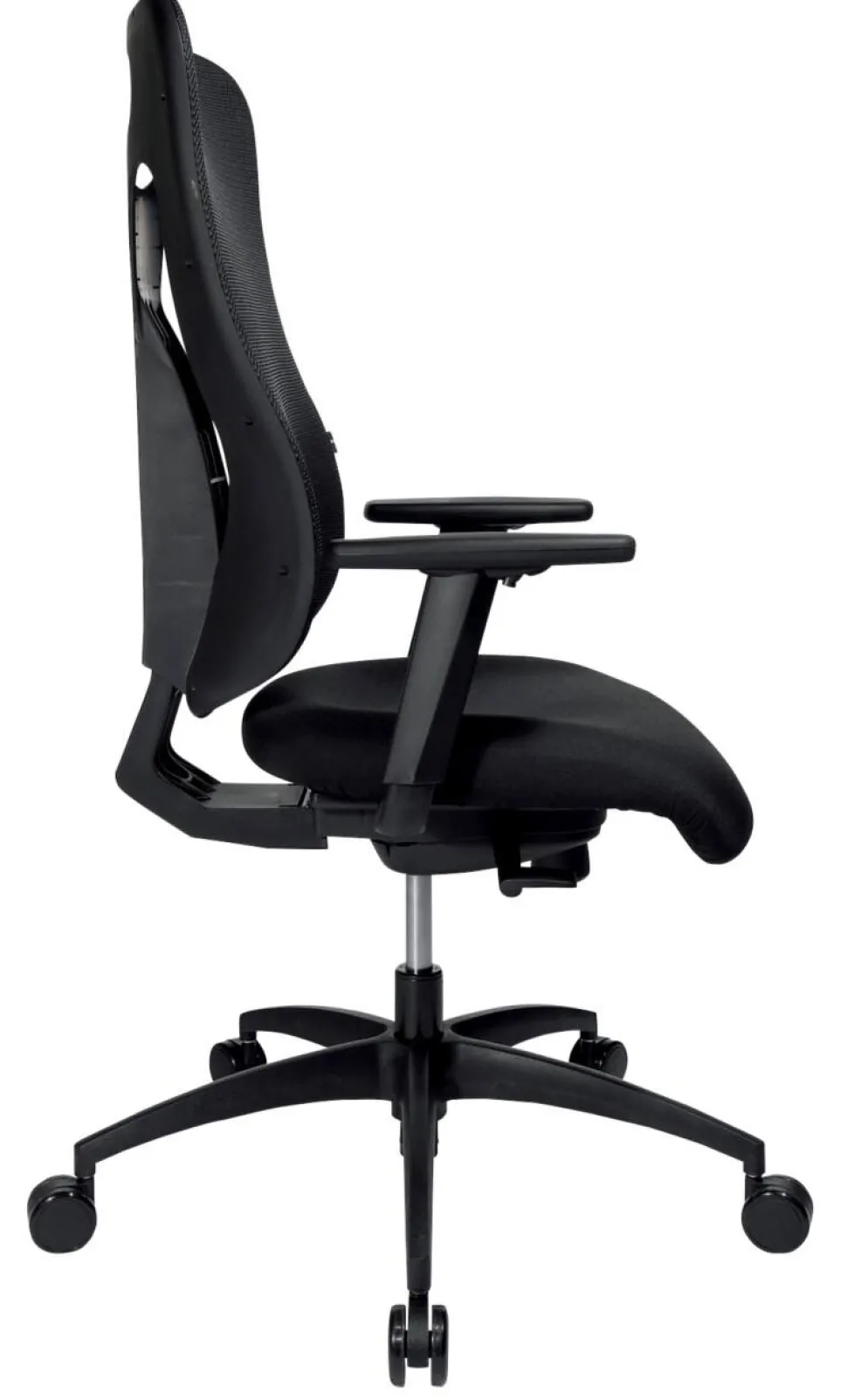 TOPSTAR Net Pro 110 Ergonomische stoel Synchroonmechanisme In hoogte verstelbare armleuning In hoogte verstelbare zitting Zwart 110 kg