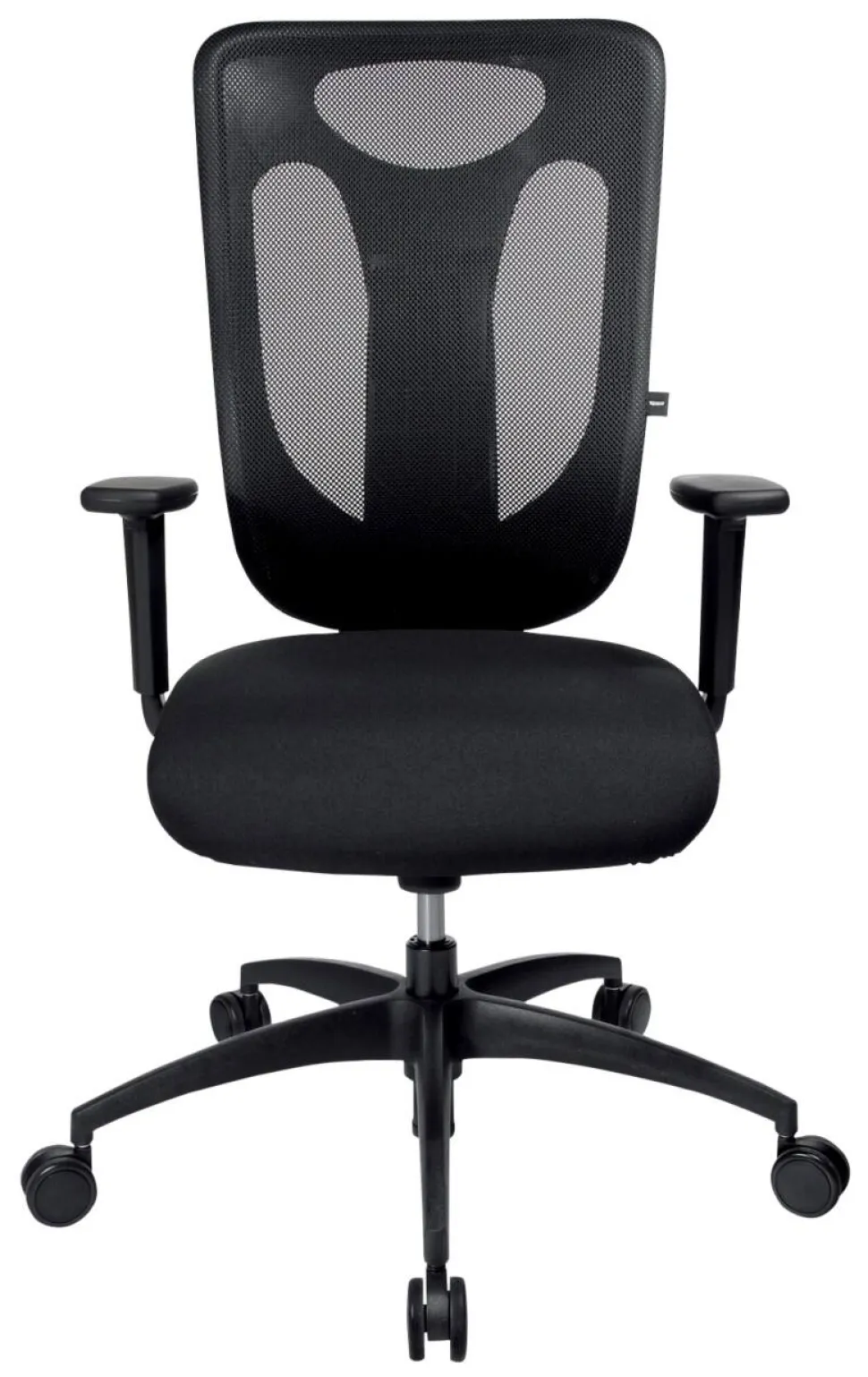 TOPSTAR Net Pro 110 Ergonomische stoel Synchroonmechanisme In hoogte verstelbare armleuning In hoogte verstelbare zitting Zwart 110 kg