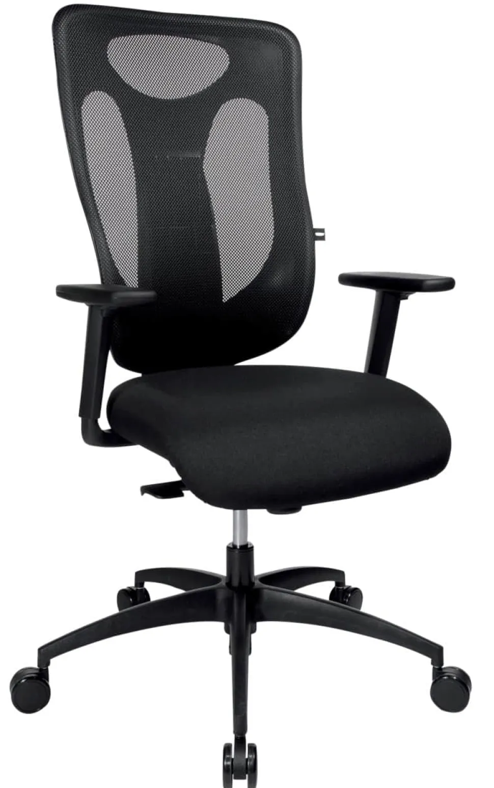 TOPSTAR Net Pro 110 Ergonomische stoel Synchroonmechanisme In hoogte verstelbare armleuning In hoogte verstelbare zitting Zwart 110 kg