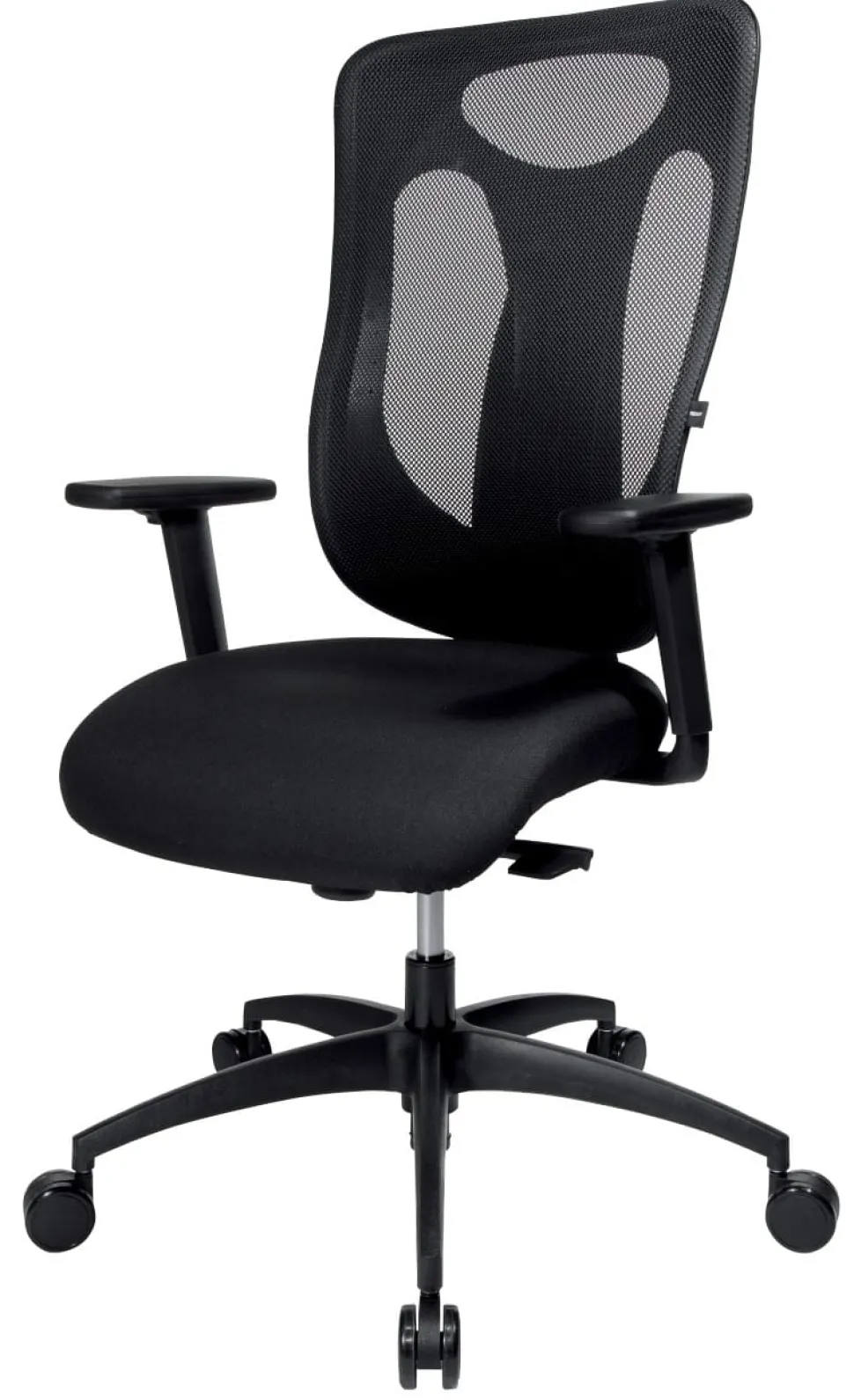 TOPSTAR Net Pro 110 Ergonomische stoel Synchroonmechanisme In hoogte verstelbare armleuning In hoogte verstelbare zitting Zwart 110 kg