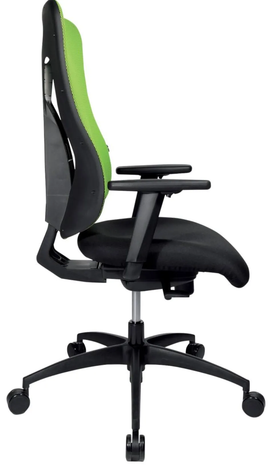 TOPSTAR Net Pro 110 Synchro Ergonomische stoel Synchroonmechanisme In hoogte verstelbare armleuning In hoogte verstelbare zitting Groen, zwart 110 kg