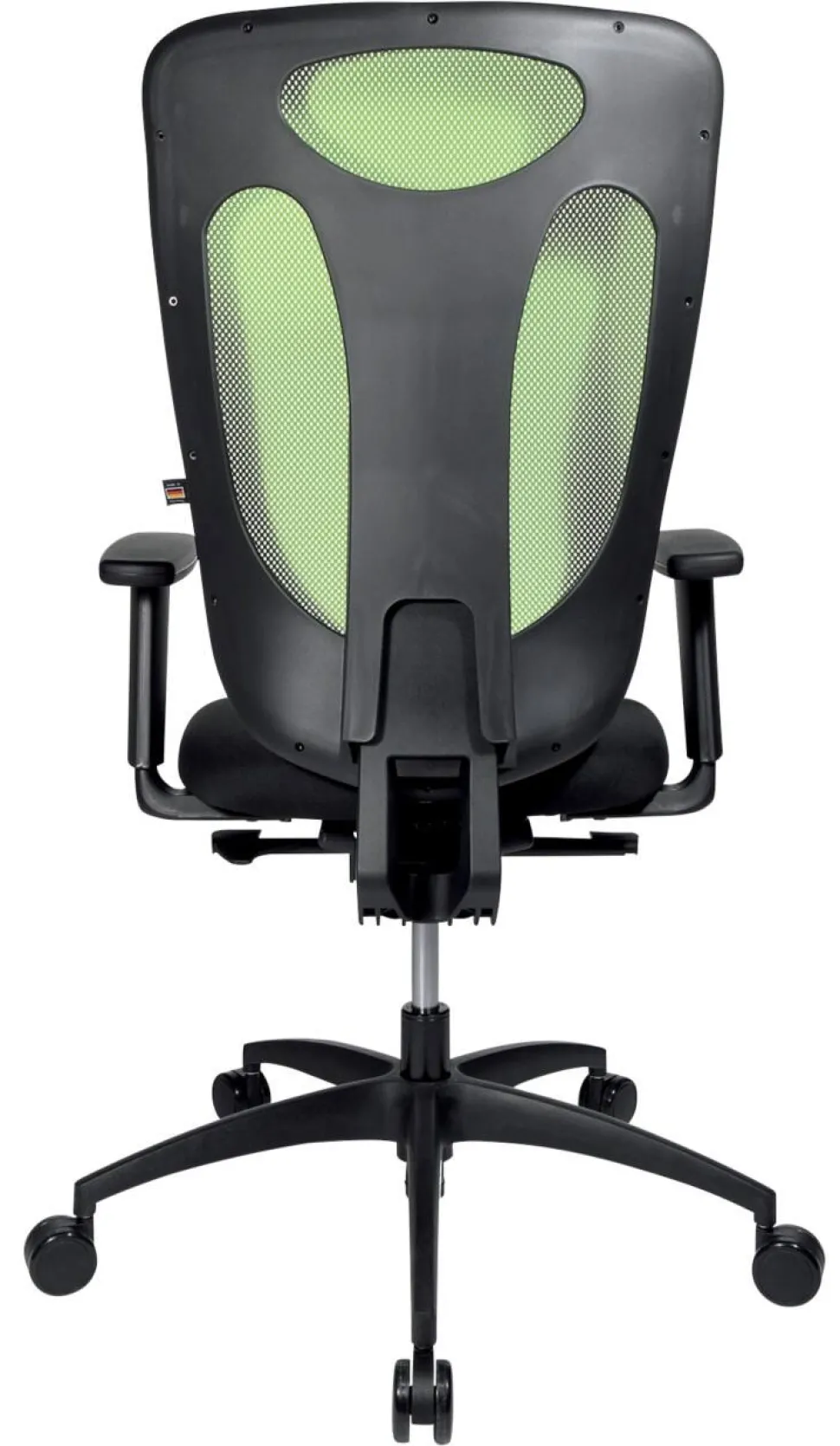 TOPSTAR Net Pro 110 Synchro Ergonomische stoel Synchroonmechanisme In hoogte verstelbare armleuning In hoogte verstelbare zitting Groen, zwart 110 kg