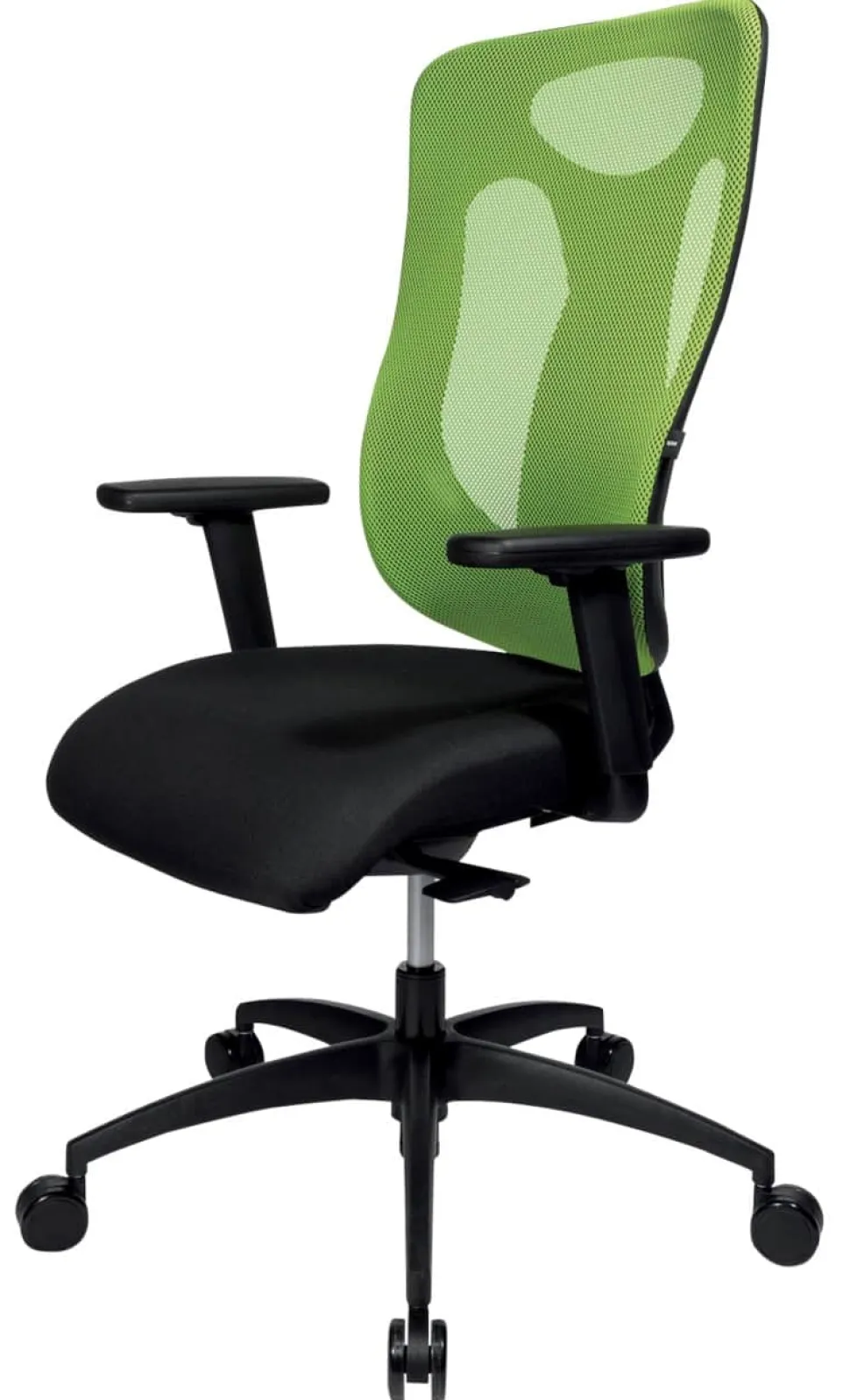 TOPSTAR Net Pro 110 Synchro Ergonomische stoel Synchroonmechanisme In hoogte verstelbare armleuning In hoogte verstelbare zitting Groen, zwart 110 kg