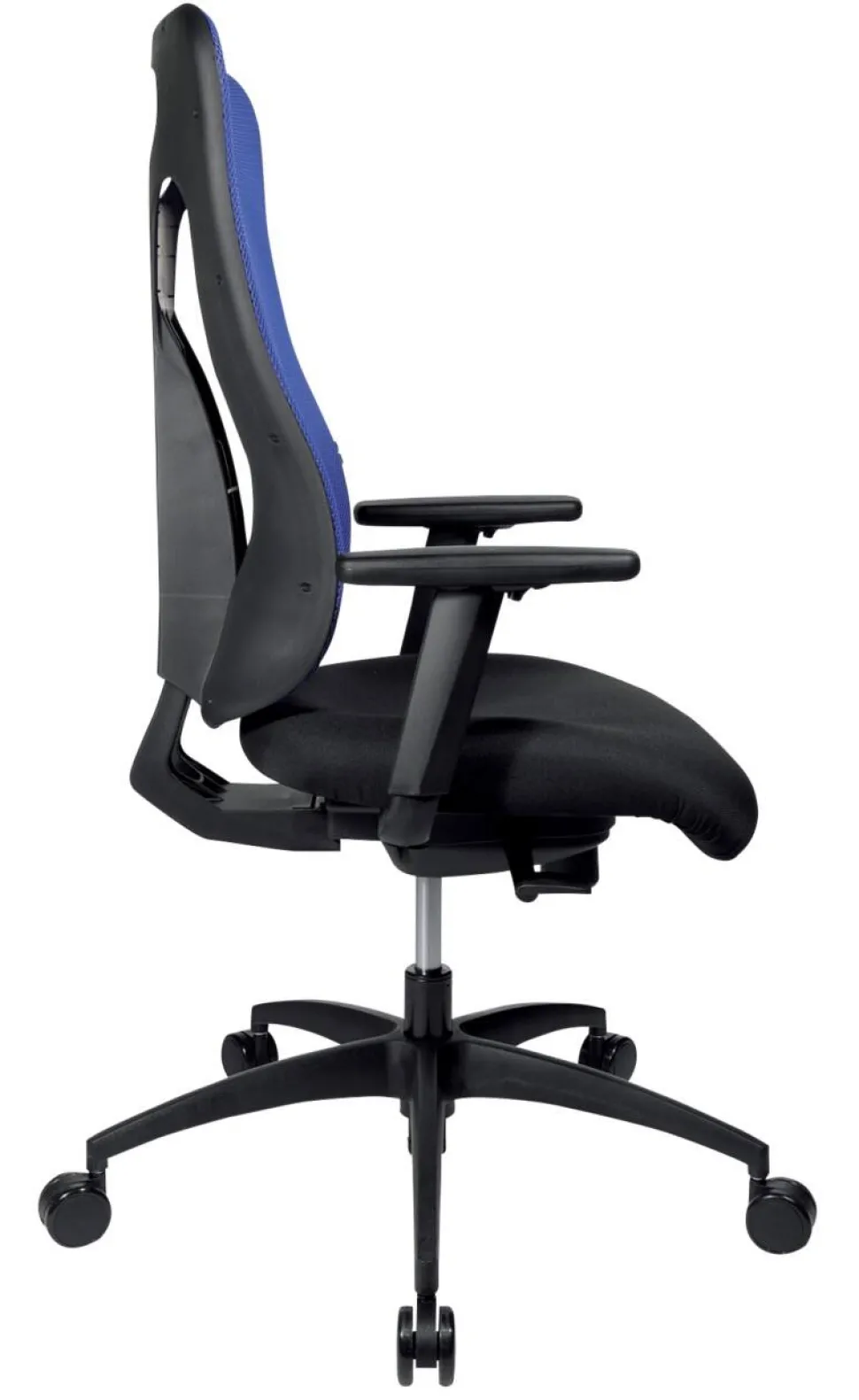 TOPSTAR NetPro 110 Ergonomische stoel Synchroonmechanisme In hoogte verstelbare armleuning In hoogte verstelbare zitting Blauw 110 kg