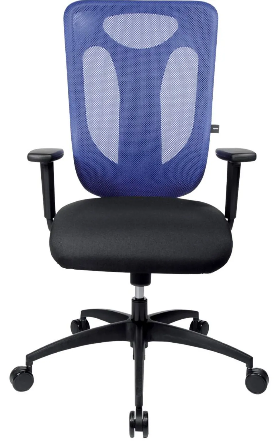 TOPSTAR NetPro 110 Ergonomische stoel Synchroonmechanisme In hoogte verstelbare armleuning In hoogte verstelbare zitting Blauw 110 kg