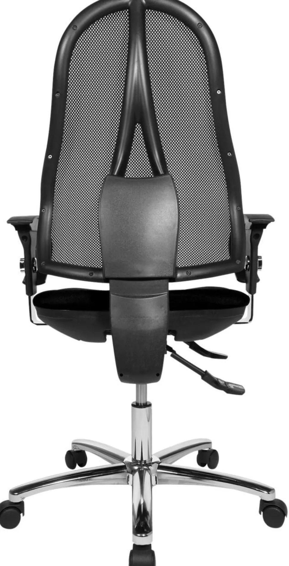 TOPSTAR Open Point SY Deluxe Bureaustoel Synchroonmechanisme Mesh 2D armleuning In hoogte verstelbare zitting Zwart 110 kg 480 x 1,110 mm